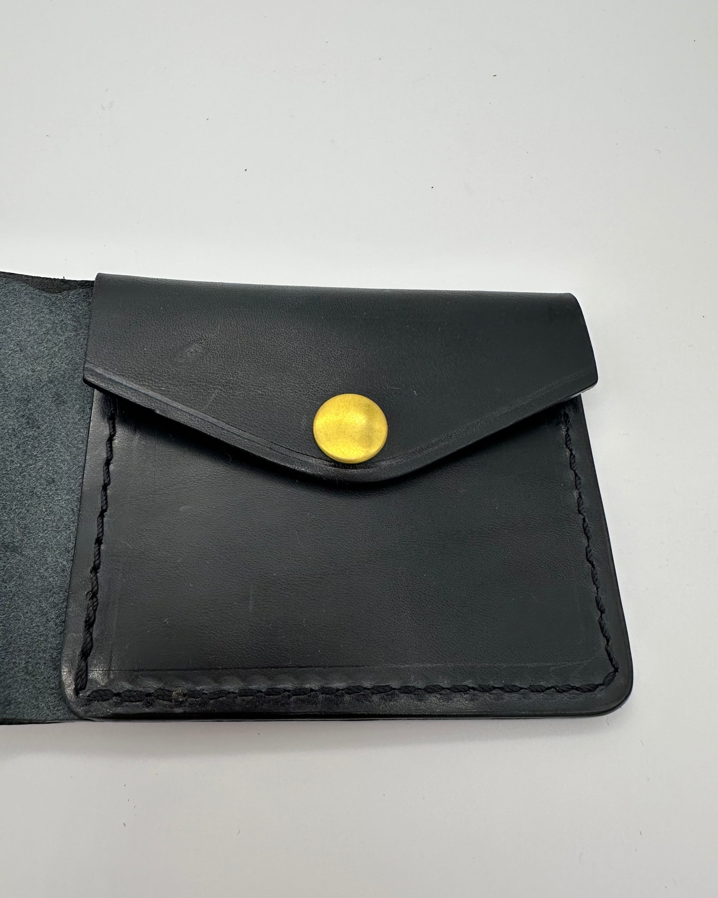 Bifold Coin Wallet - schwarz