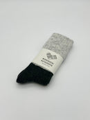 Mohair Wool Pile Socks - light gray