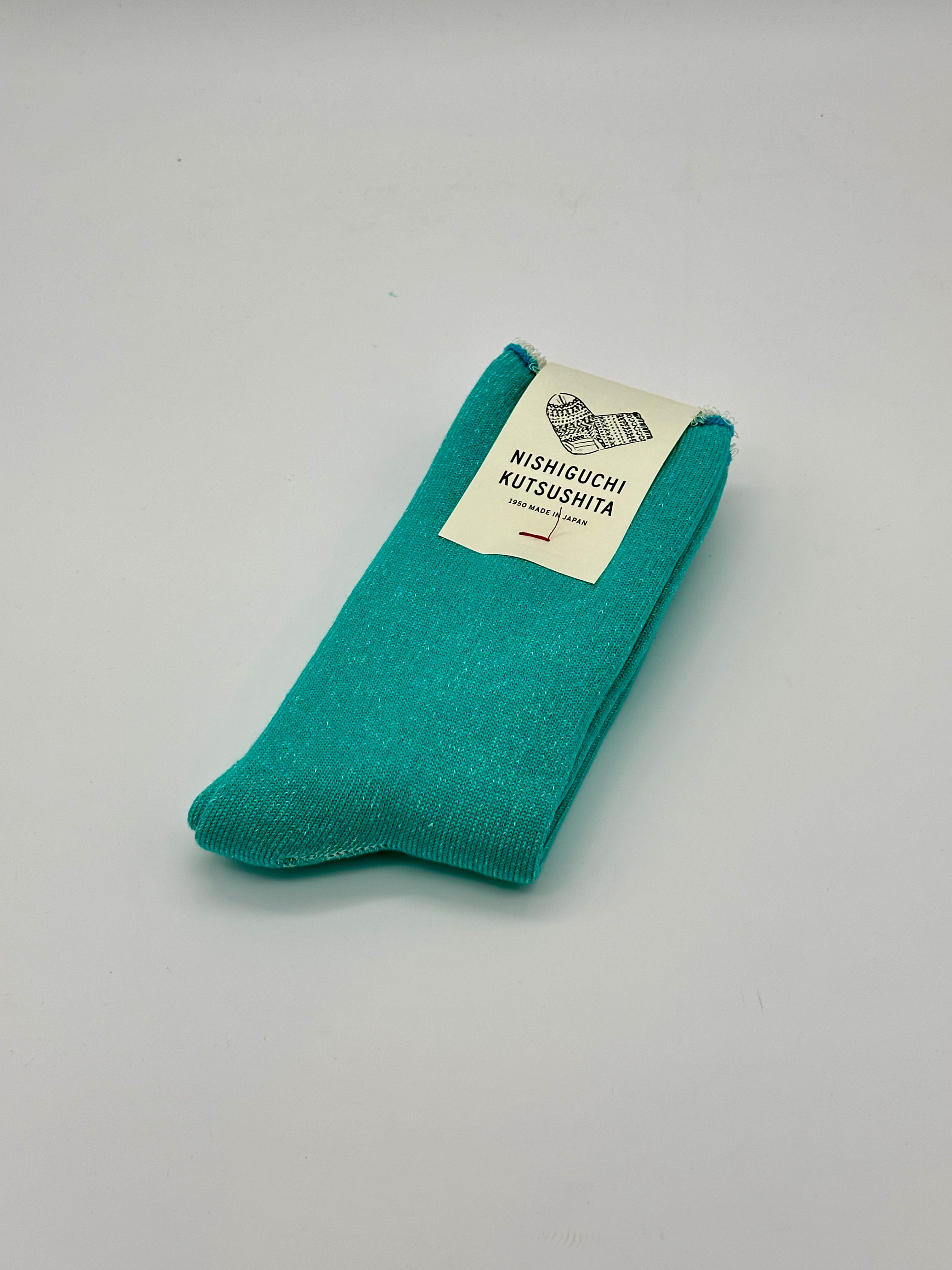 Silk/Co Lounge Socks - Turquoise