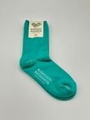 Silk/Co Lounge Socks - Turquoise