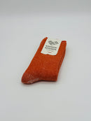 Silk Cotton Lounge Socks Beer Amber