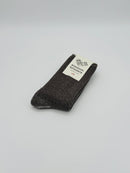 Silk Cotton Lounge Socks Mocha Brown