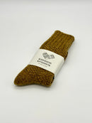 Wool Cotton Boot Socks Mustard
