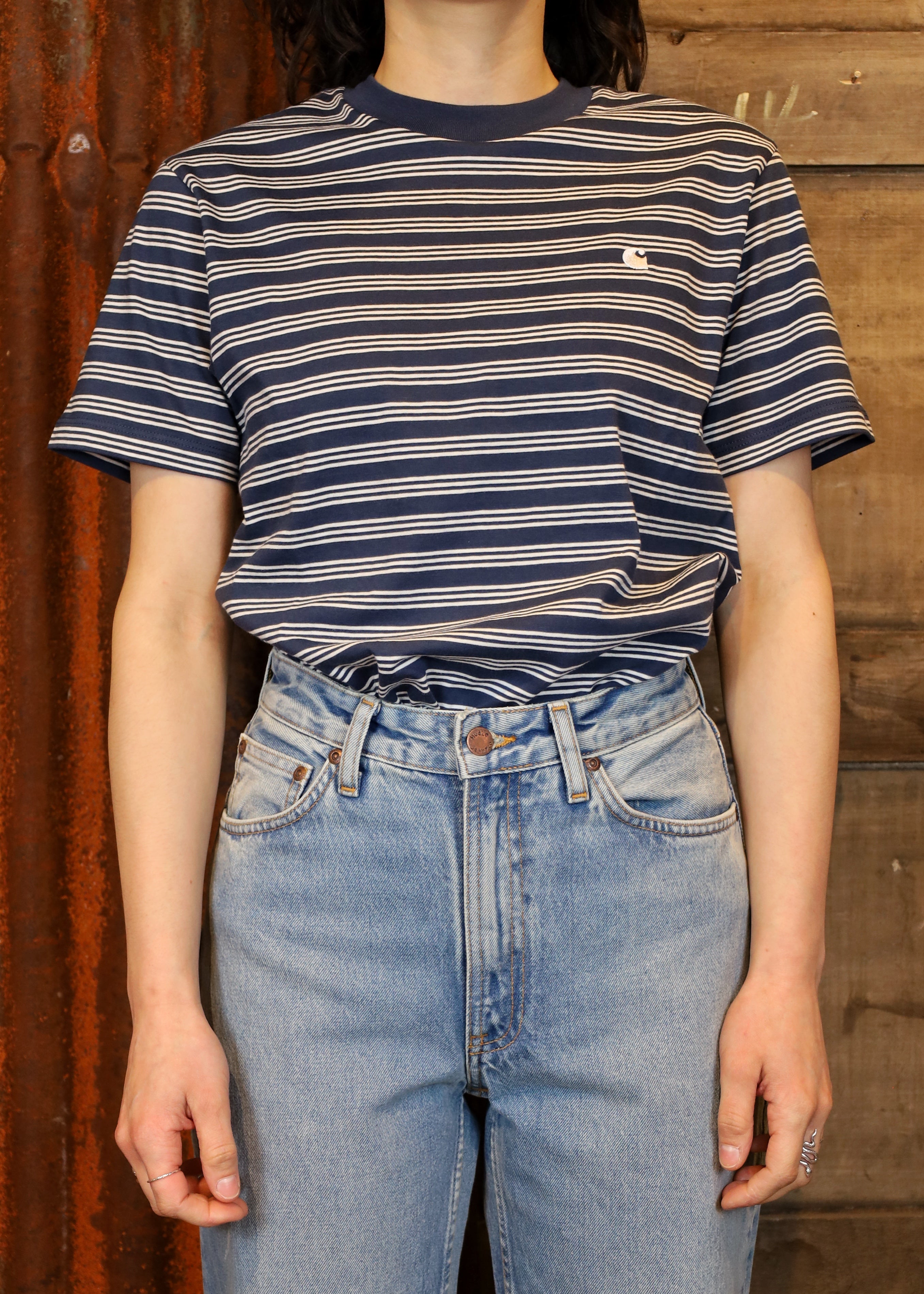 W‘ S/S Sydney T-Shirt Dusky Blue