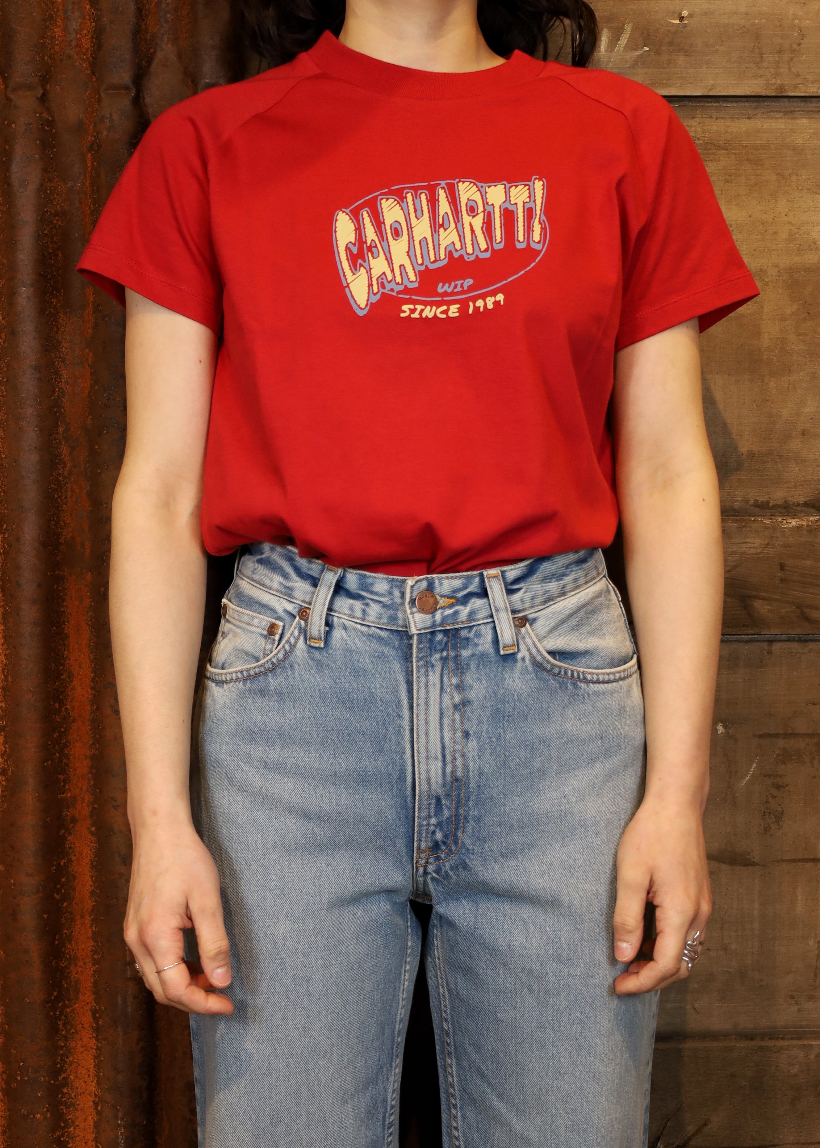W‘ S/S Hot Script T-Shirt