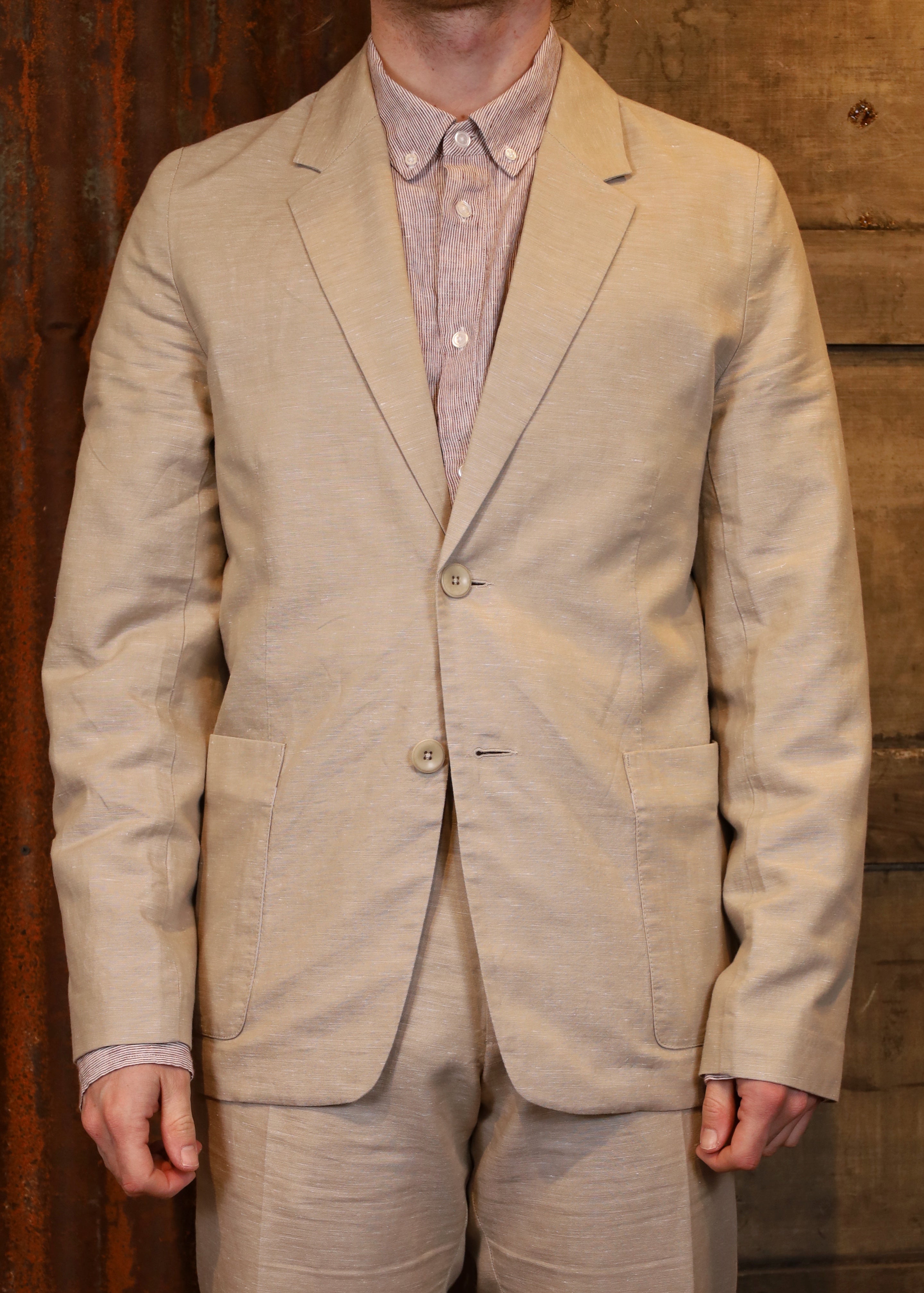 ENVER Blazer Linen Sand