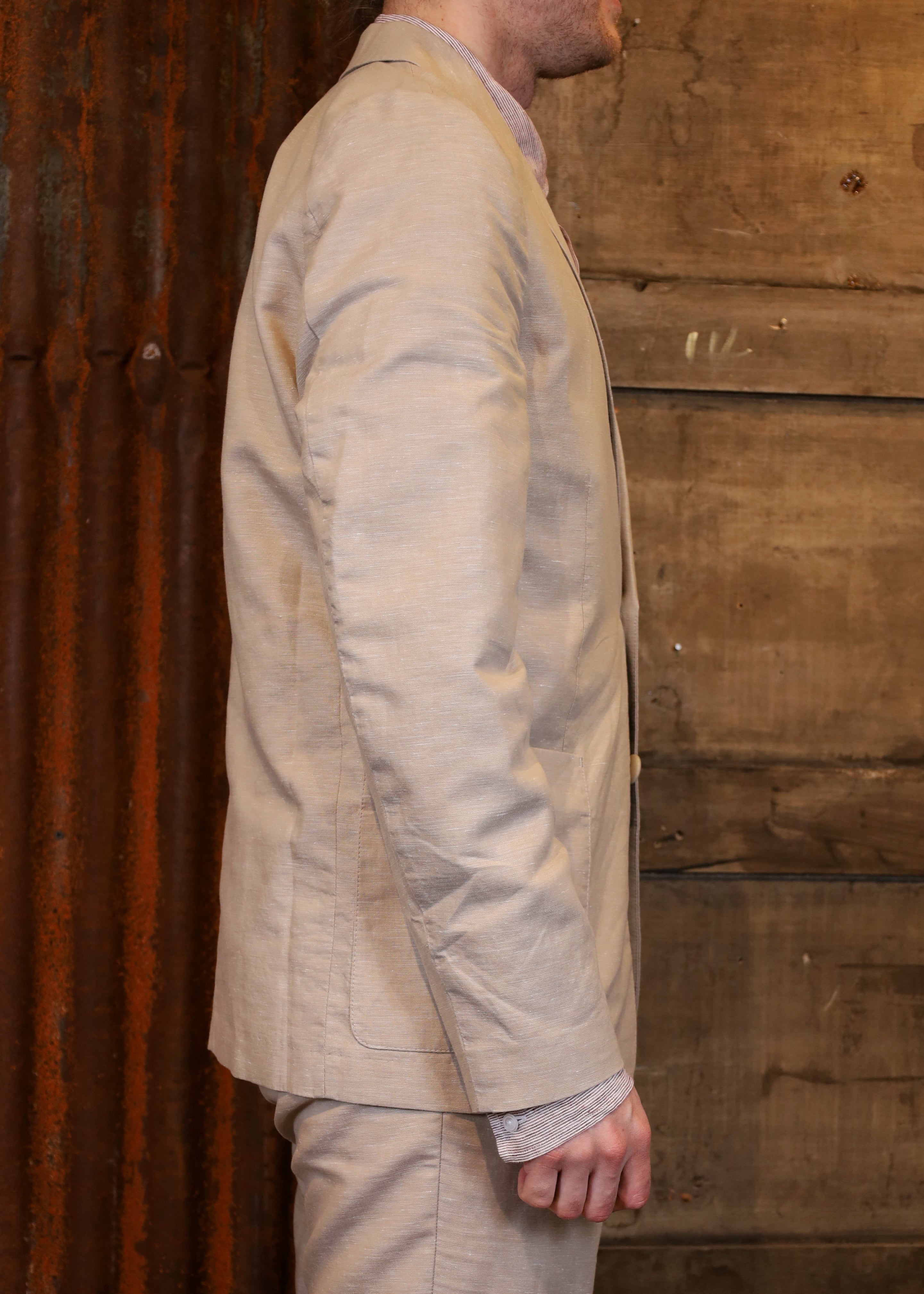 ENVER Blazer Linen Sand