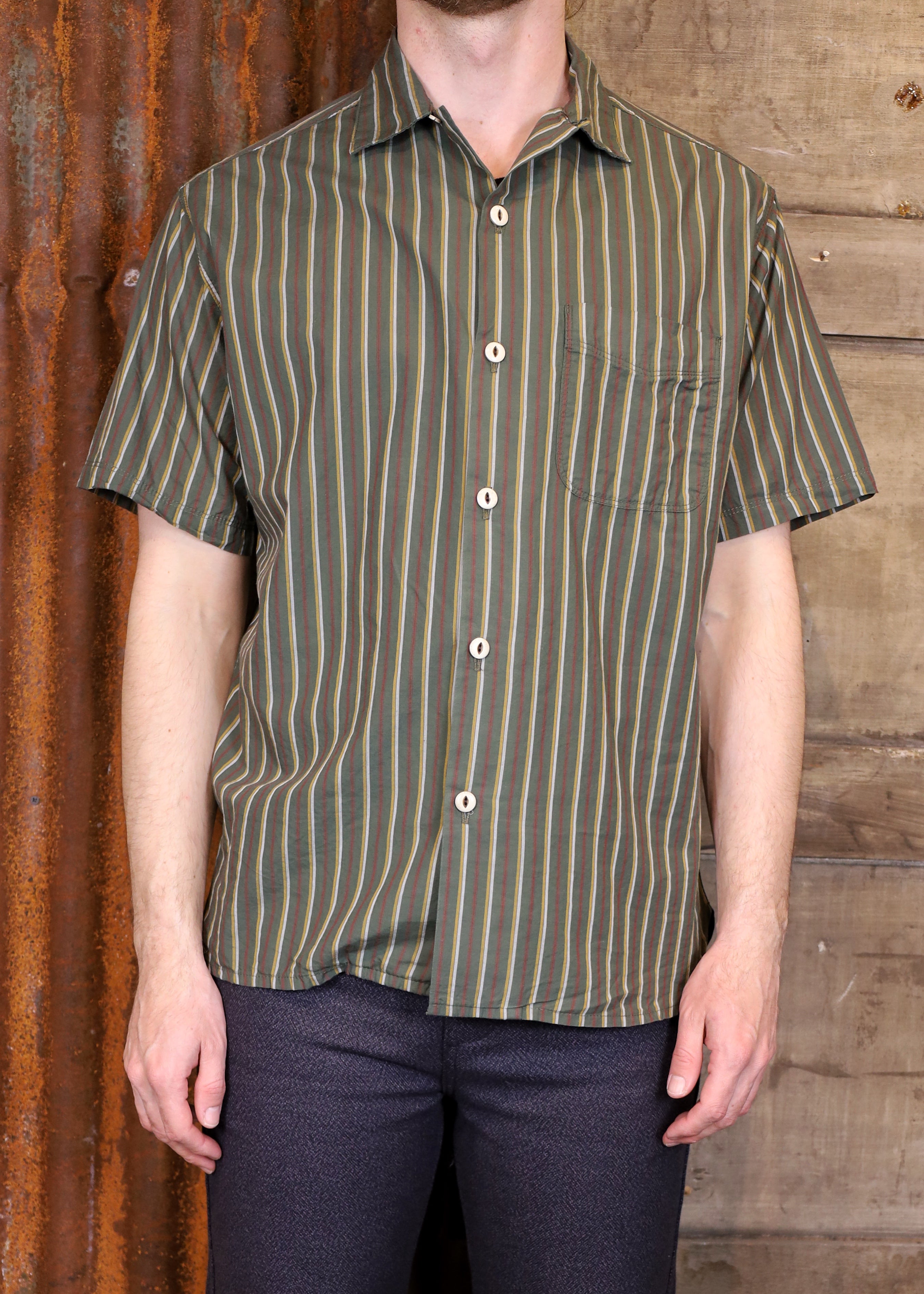 Hawaiian Olive Stripe