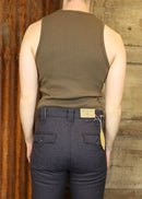 Ribbed Tank Olive