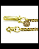 Wallet Chain 'Gourmette' Brass- CP20
